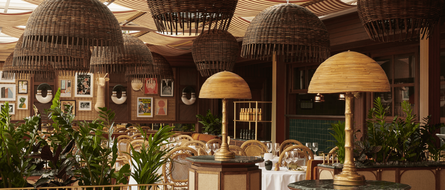 african queen interior restaurant