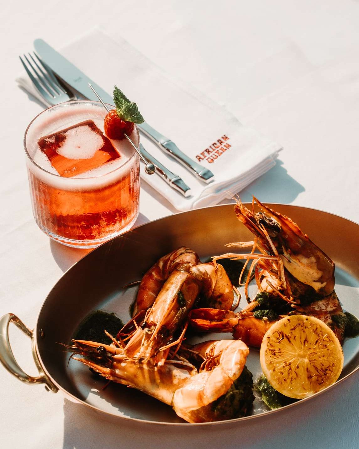 african queen sea food cocktail