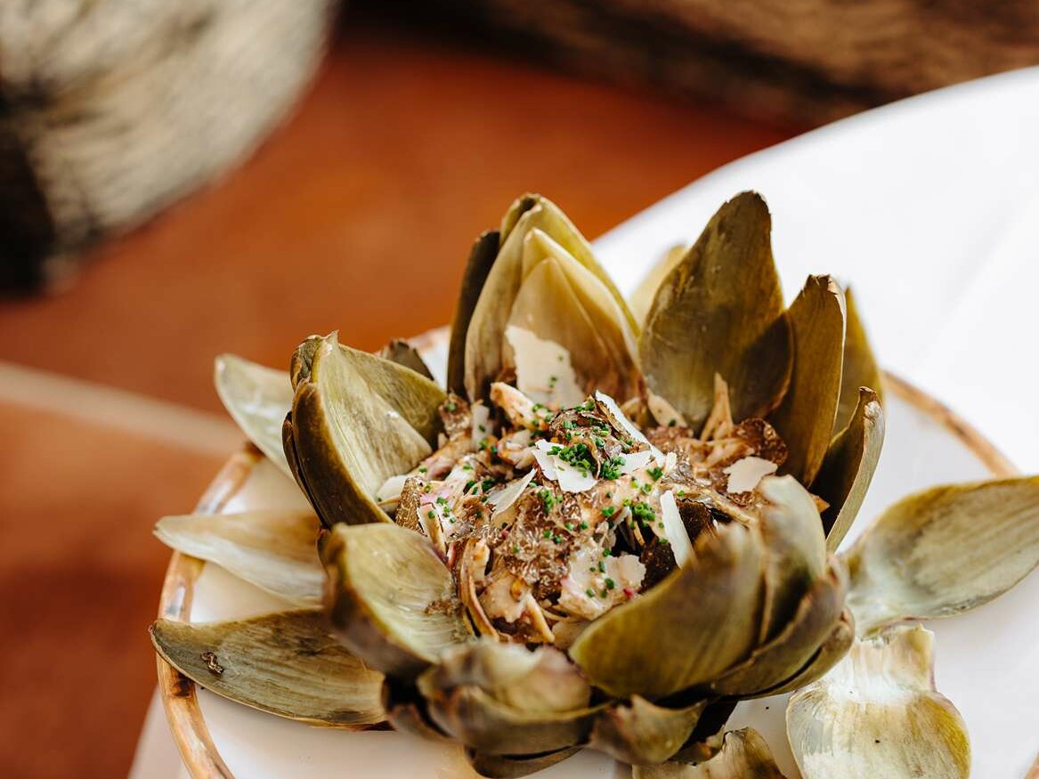 artichoke salad truffle mediterranean gourmet dish african queen