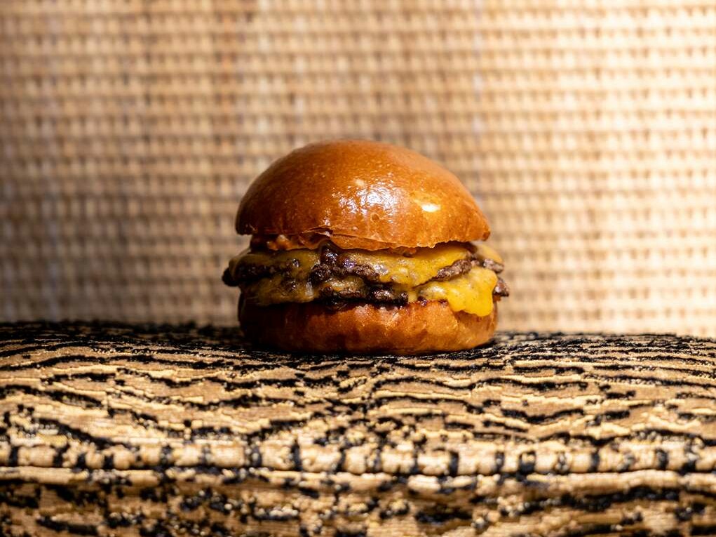 gourmet cheeseburger premium street food african queen