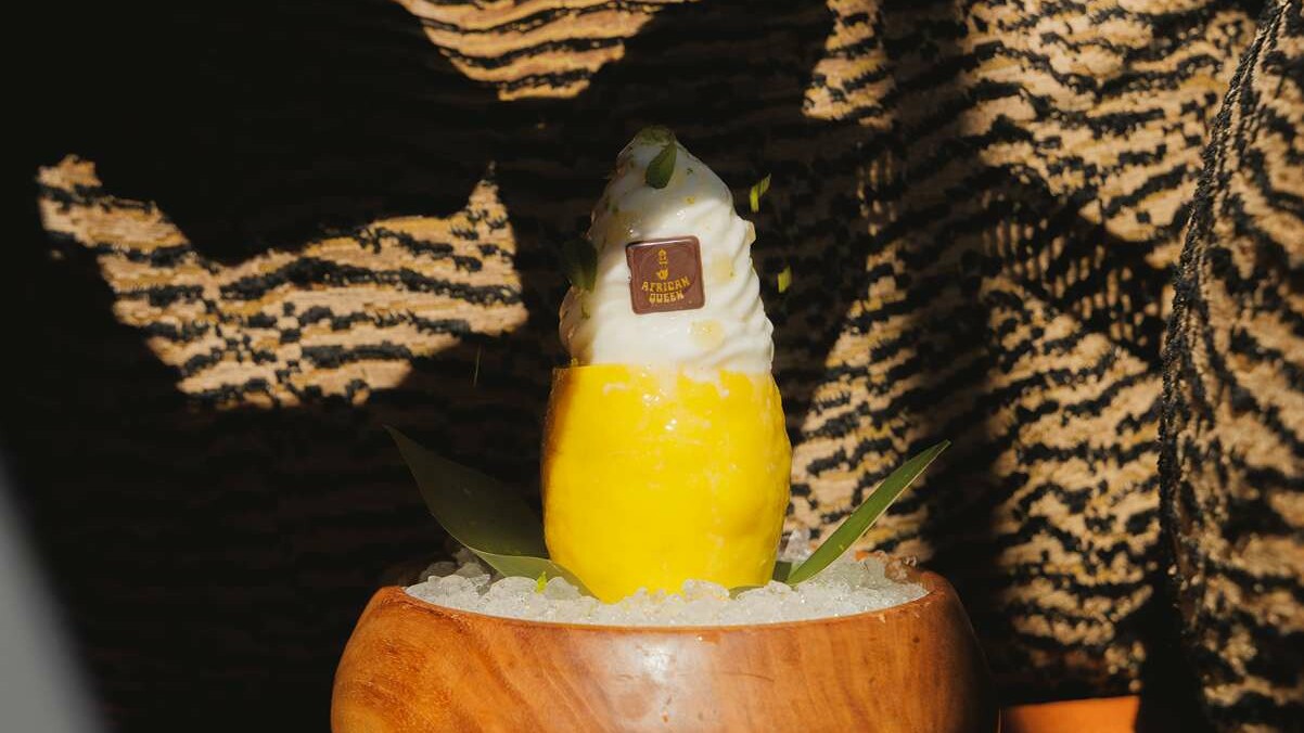 lemon ice dessert african queen restaurant