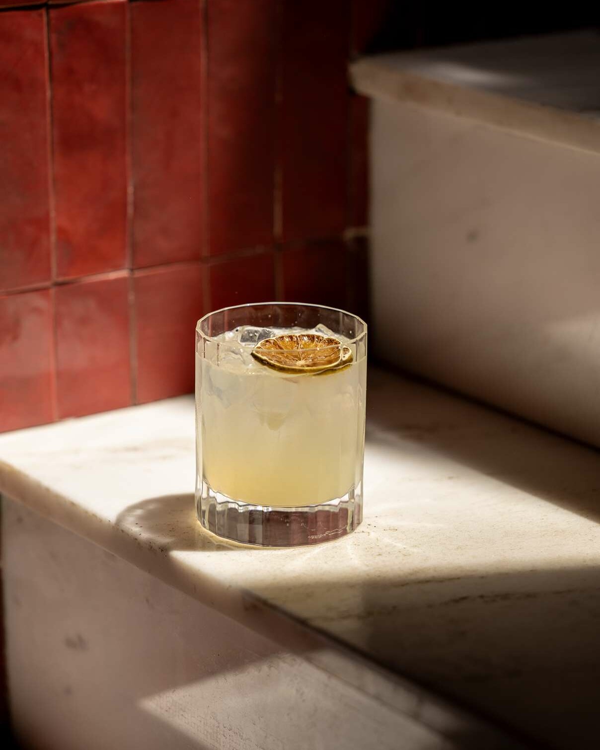 signature lemon cocktail marble luxury bar african queen